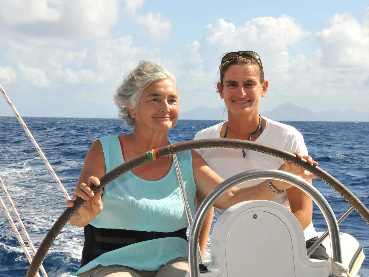 Délice de Dénébola à bord d'un voilier