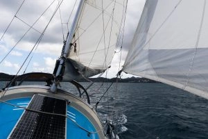 Voilier Dénébola Les Plaisirs Nautiques en Martinique, sortie bateau en voiler