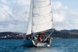 Voilier Dénébola Les Plaisirs Nautiques en Martinique, sortie bateau en voiler