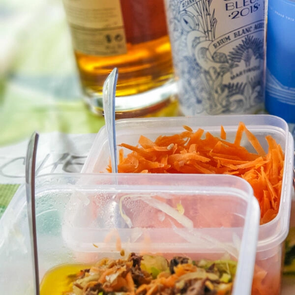 Les repas locaux de la ferme éco-responsable au Robert en Martinique